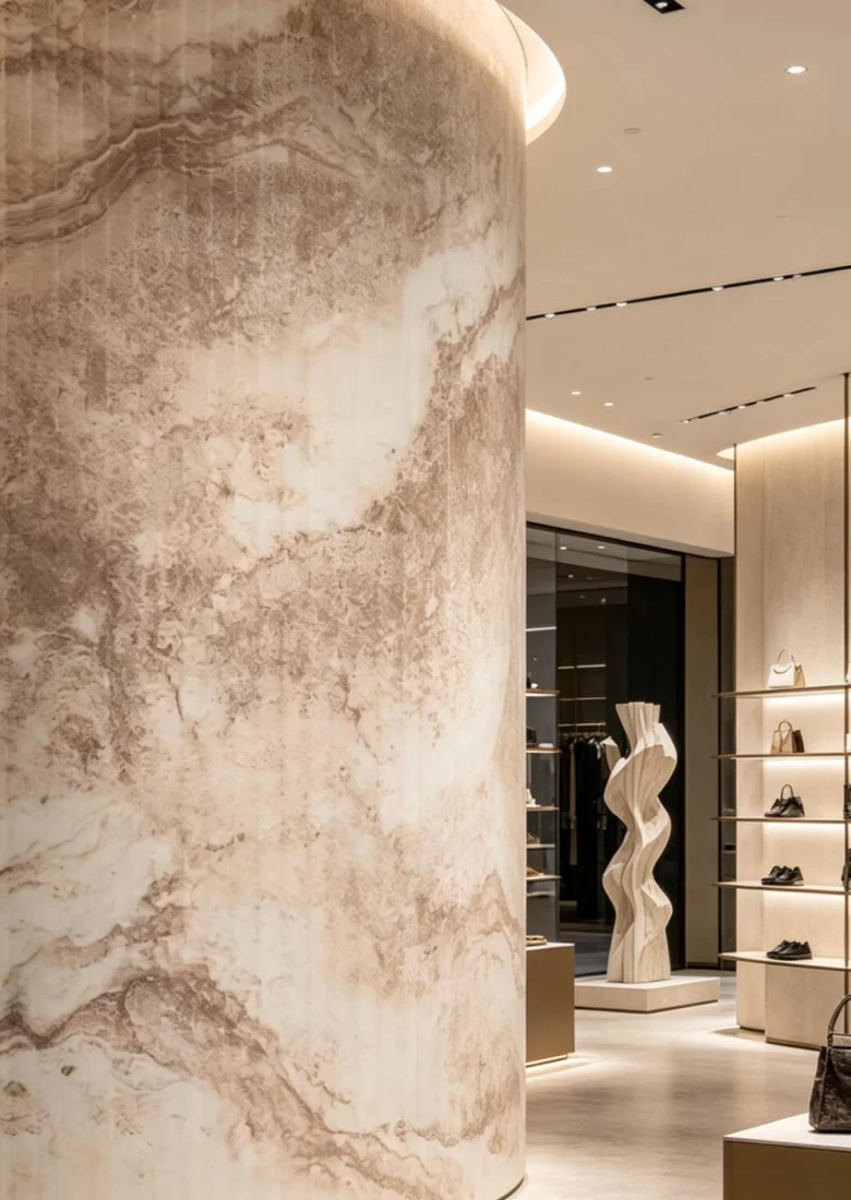 Dolomitic Marble Pillar