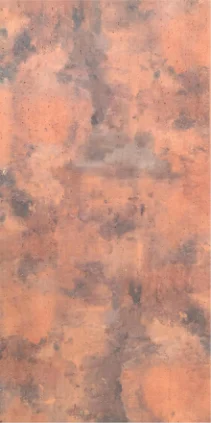 Sunset Glow Travertine · Printed flexible stone