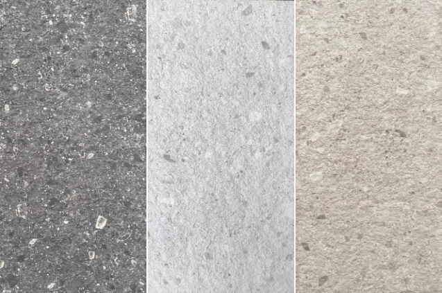 Terrazzo Rough Stone · Printed flexible stone